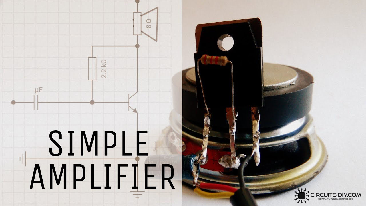 How To Make a Simple Audio Amplifier Using a 2SC2625 Transistor