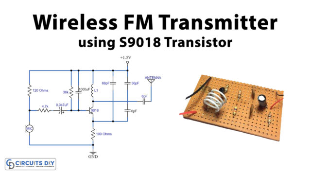 1.5V-Wireless-FM-transmitter-using-S9018-Transistor