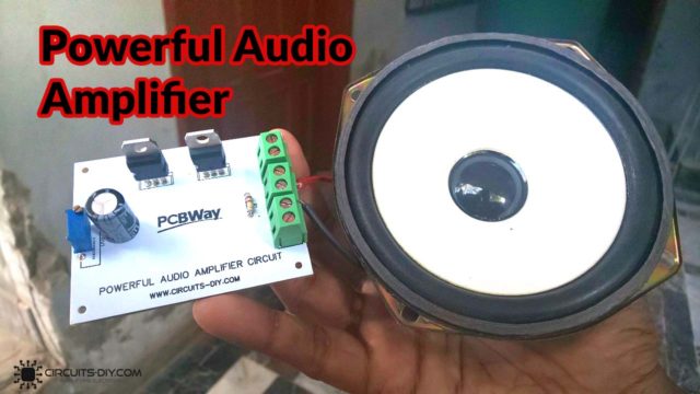 100watt powerful audio amplifier tip122 tip127