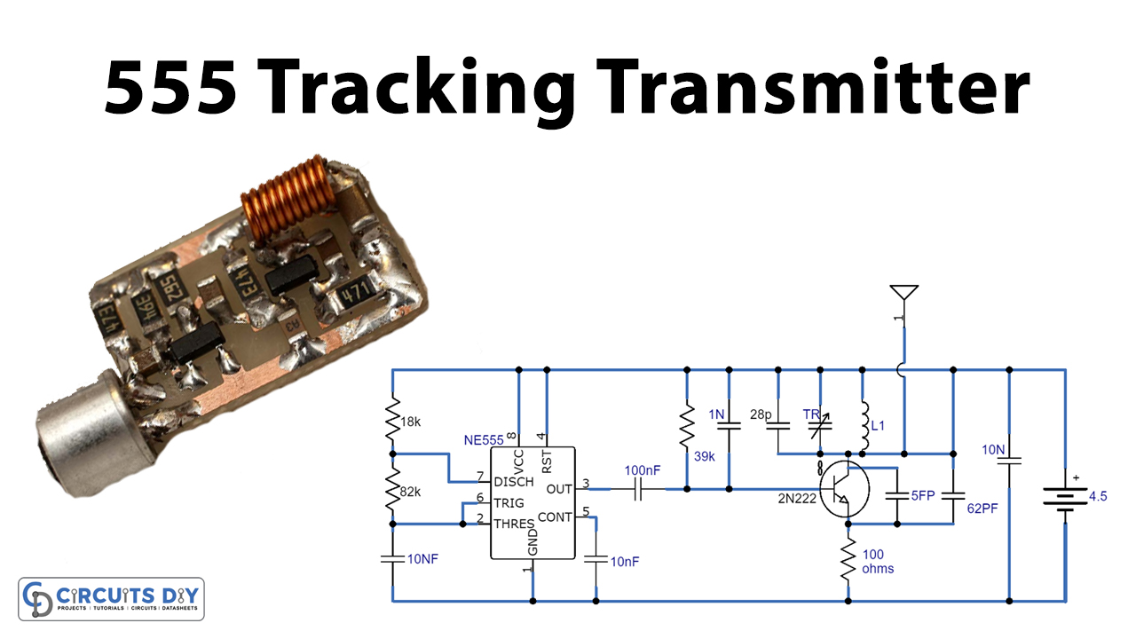555 Tracking Transmitter Project