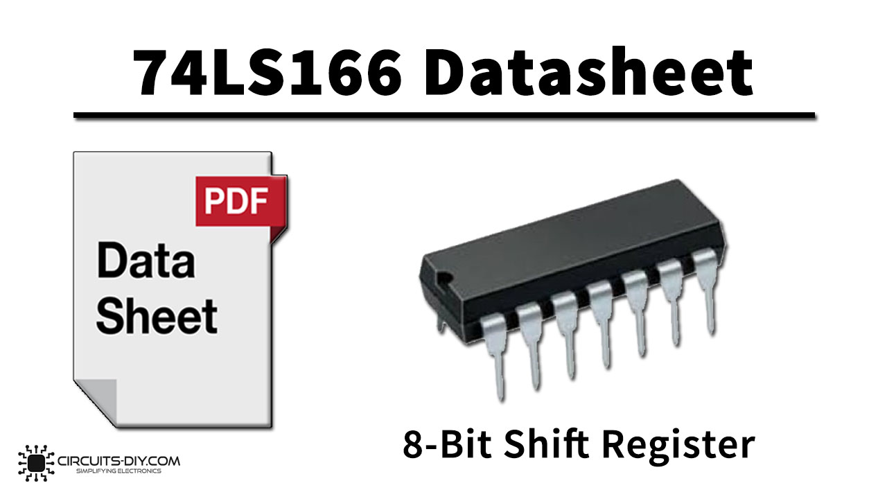 74LS166 Parallel Load 8-Bit Shift Register IC | Datasheet