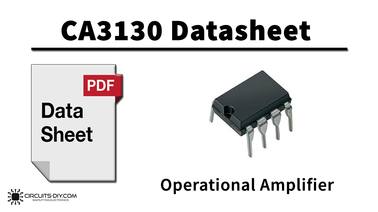 CA3130 CMOS Operational Amplifier – Datasheet