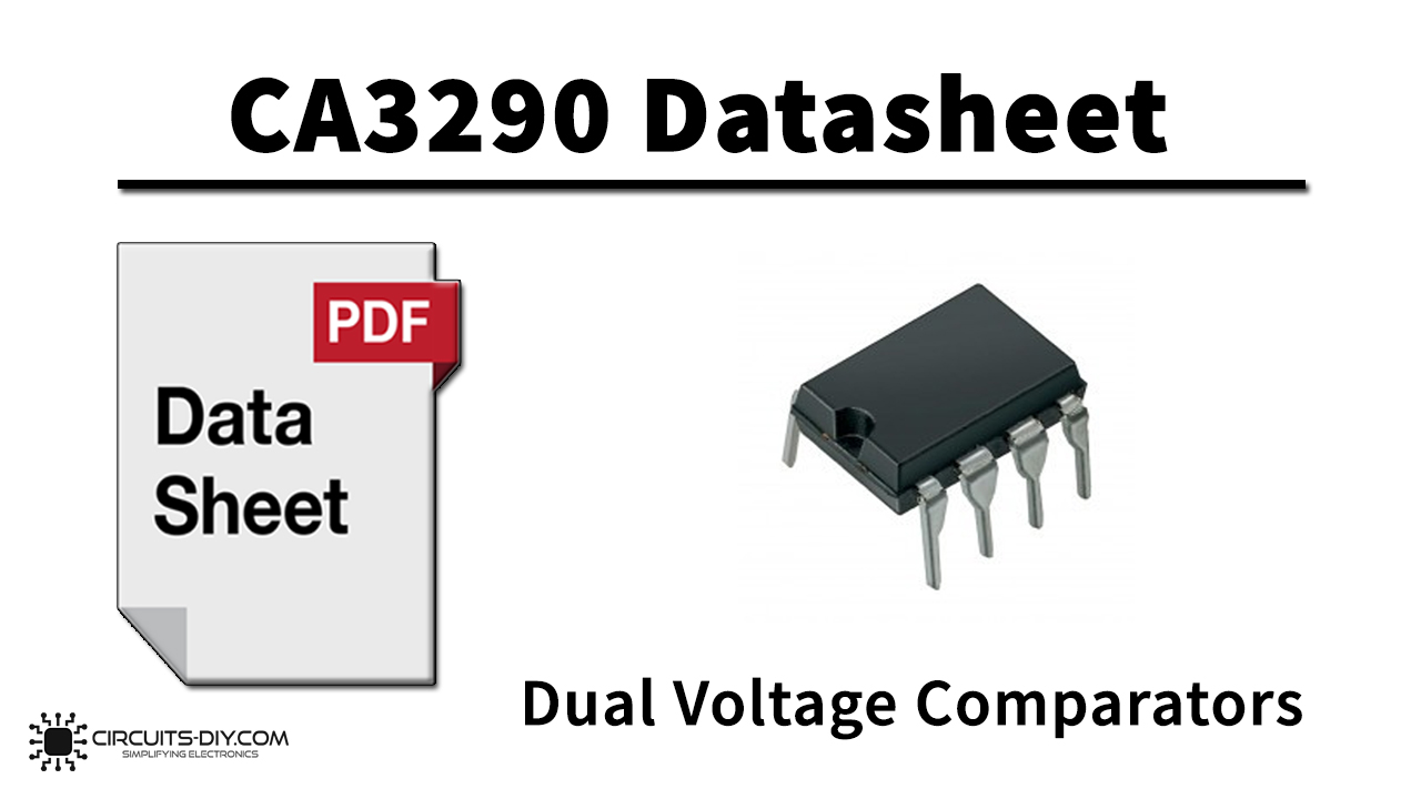 CA3290 Bi-MOS Dual Voltage Comparators – Datasheet