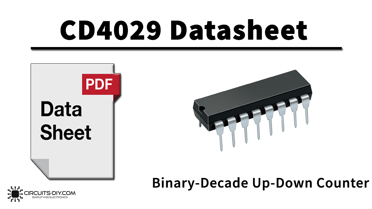 CD4029 Binary-Decade Up-Down Counter – Datasheet
