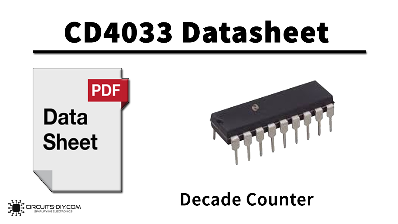 CD4033 Decade Counter – Datasheet
