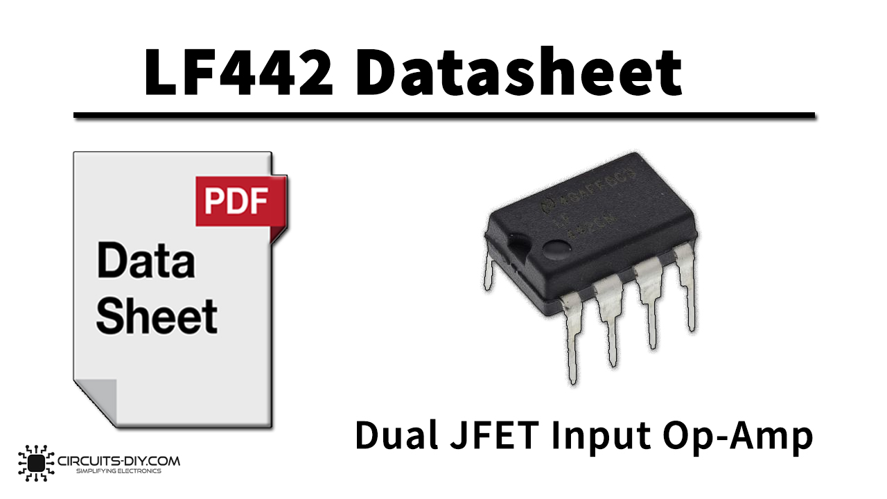 LF442 Dual JFET Input Op-Amp – Datasheet