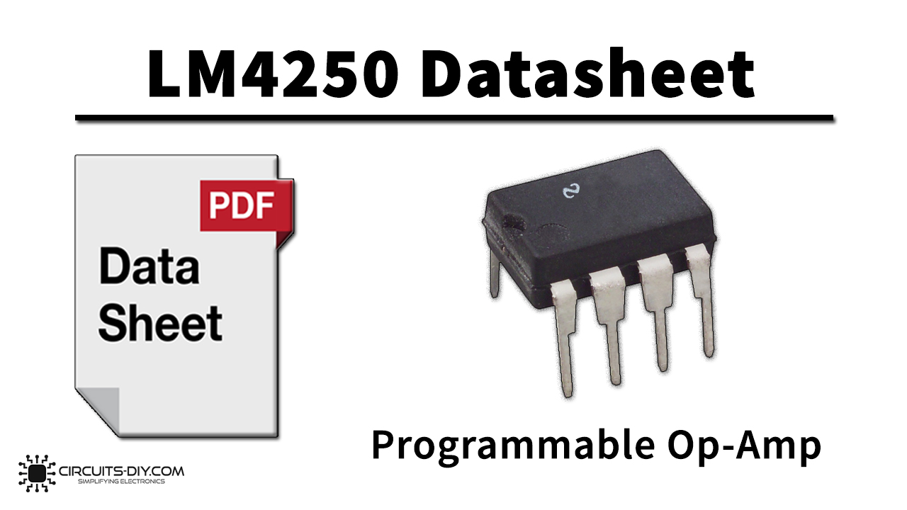LM4250 Programmable Op-Amp – Datasheet