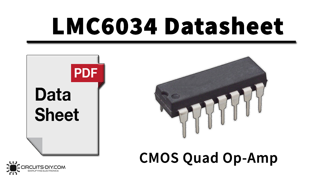 LMC6034 CMOS Quad Op-Amp – Datasheet
