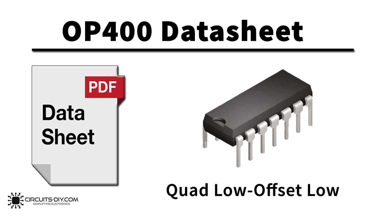 OP400 Quad Low-Offset Low-Power Op-Amp – Datasheet