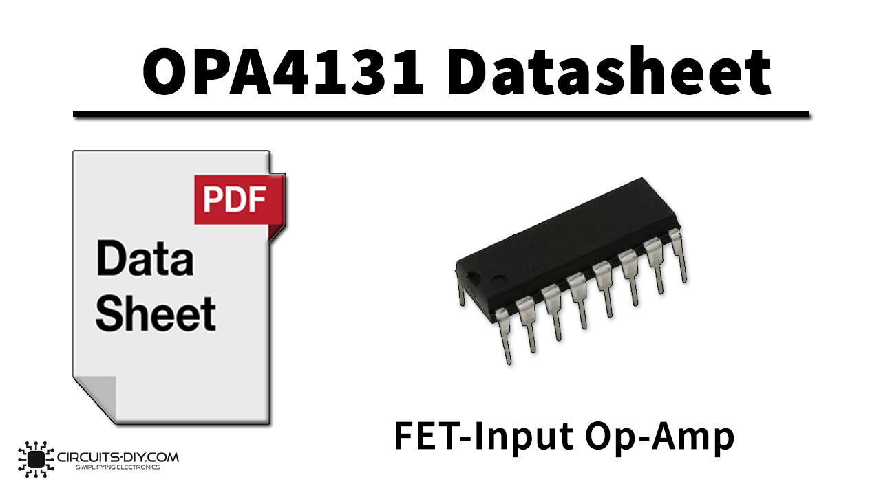 OP4131 General Purpose FET-Input Op-Amp – Datasheet