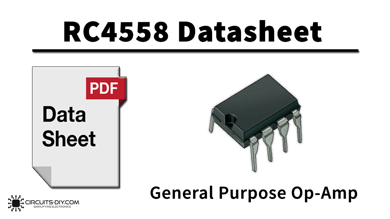 RC4558 Dual General Purpose Op-Amp – Datasheet