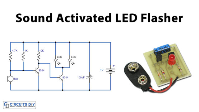 Sound-Activated-LED-Flasher-Circuit-using-S9014