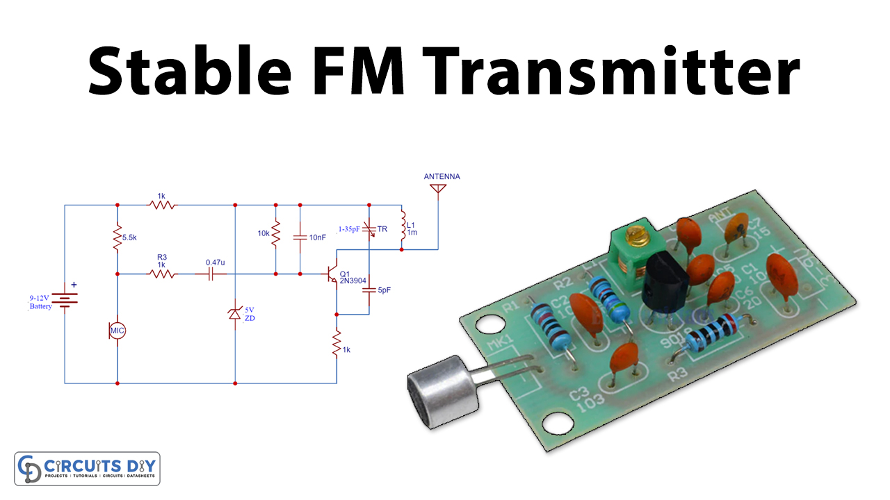Stable-FM-Transmitter-Project-with-2N3904