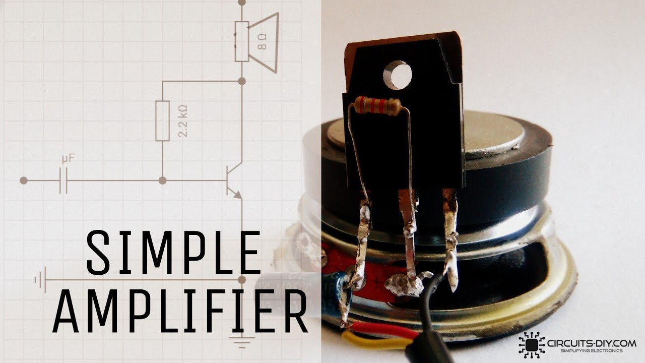Simple Audio Amplifier Circuit Using 2SC2625 Transistor