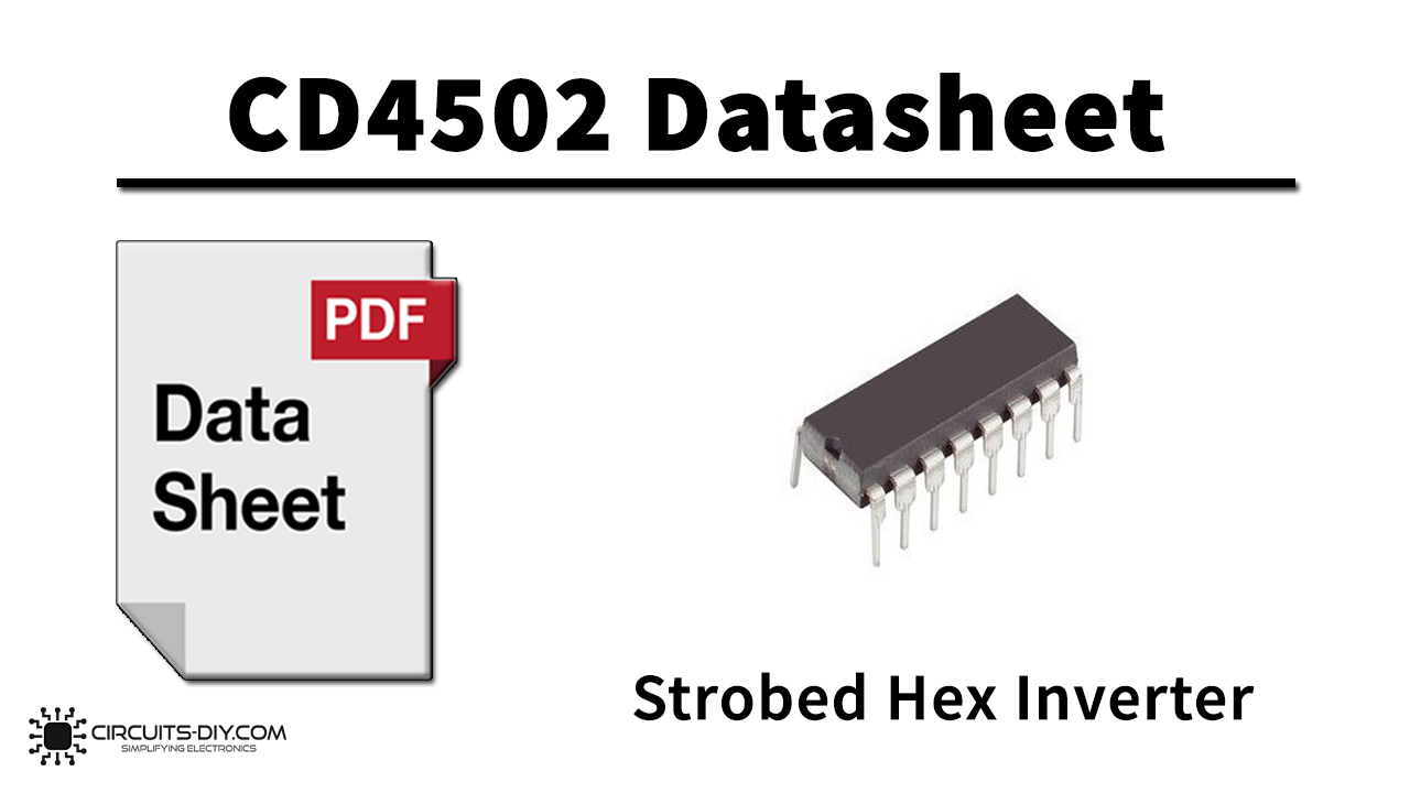 CD4502 Strobed Hex Inverter/Buffer – Datasheet