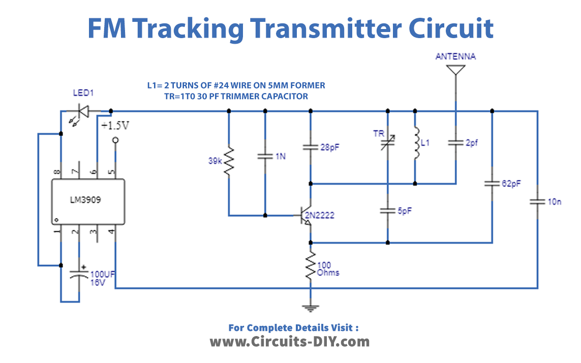 fm tracking transmitter circuit