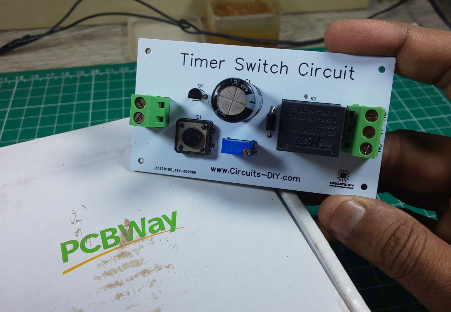12V Relaybased Timer Switch Circuit Using BC547 Transistor
