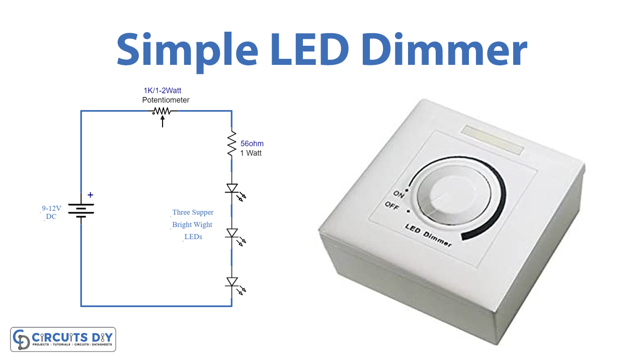 Simple LED Dimmer with Potentiometer