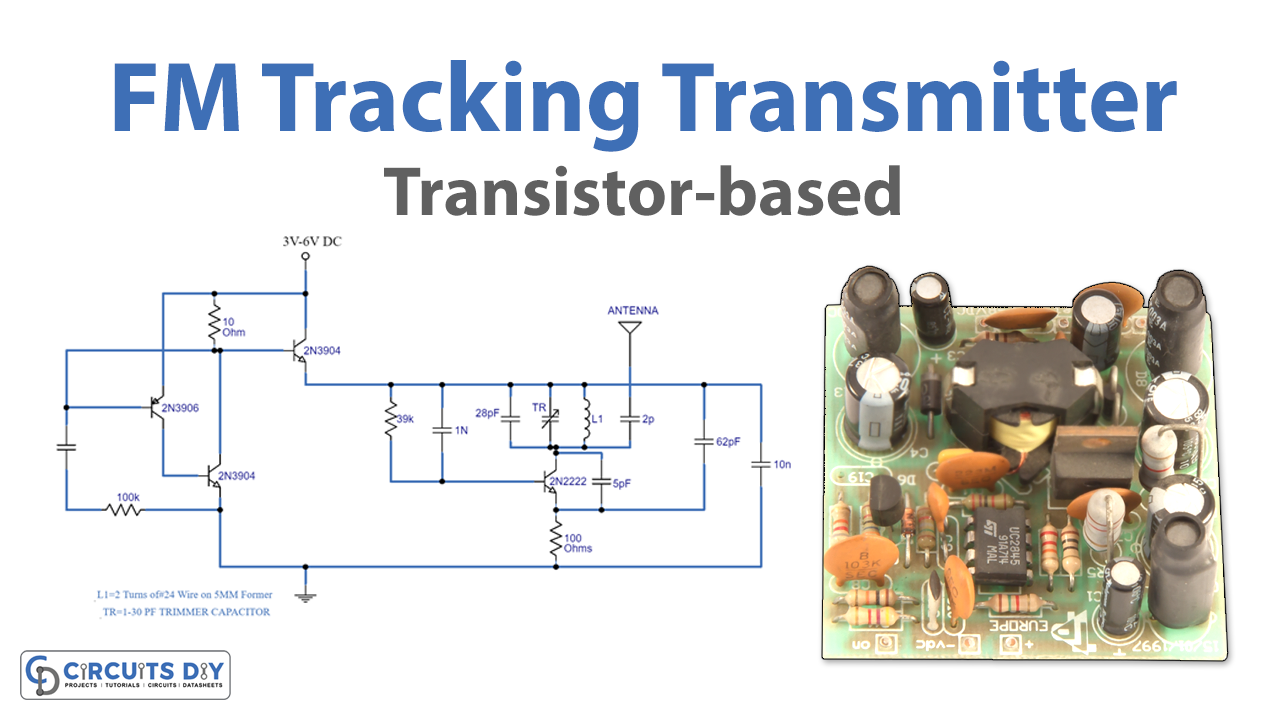 Transistor-based FM Tracking Transmitter