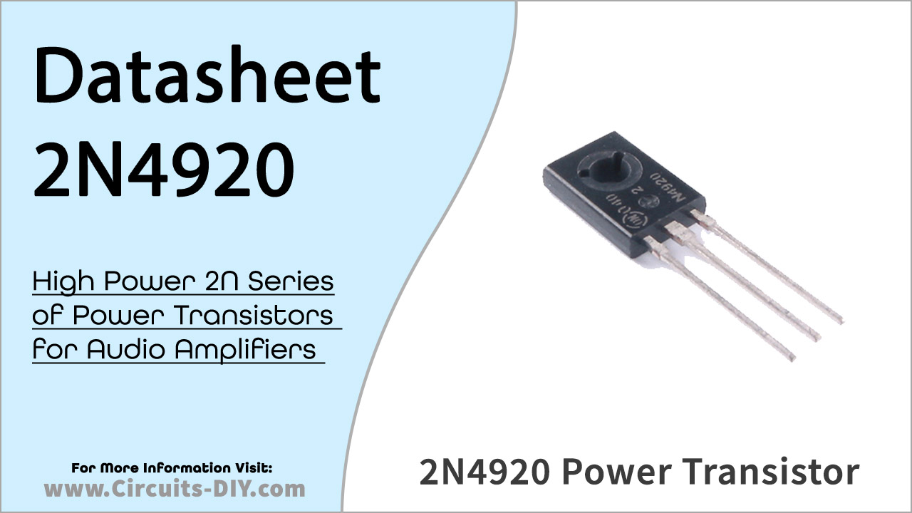 2N4920 PNP Power Transistor – Datasheet