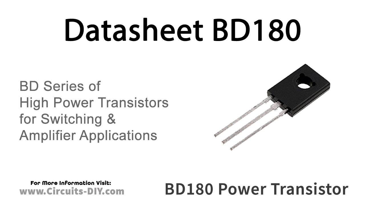 BD180 PNP Power Transistor – Datasheet