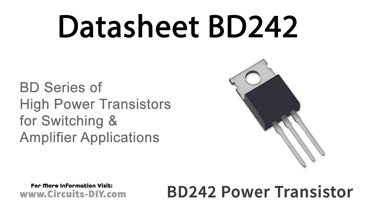 BD242 PNP Power Transistor – Datasheet