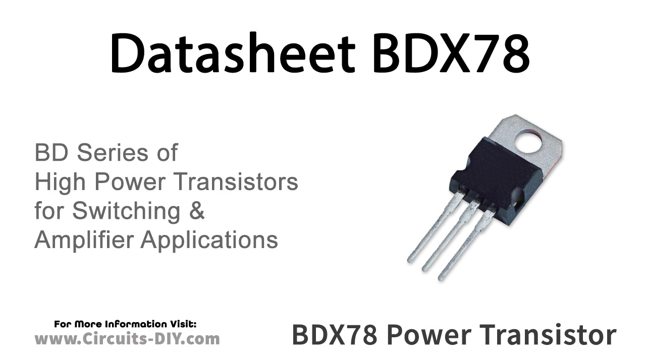 BDX78 Datasheet