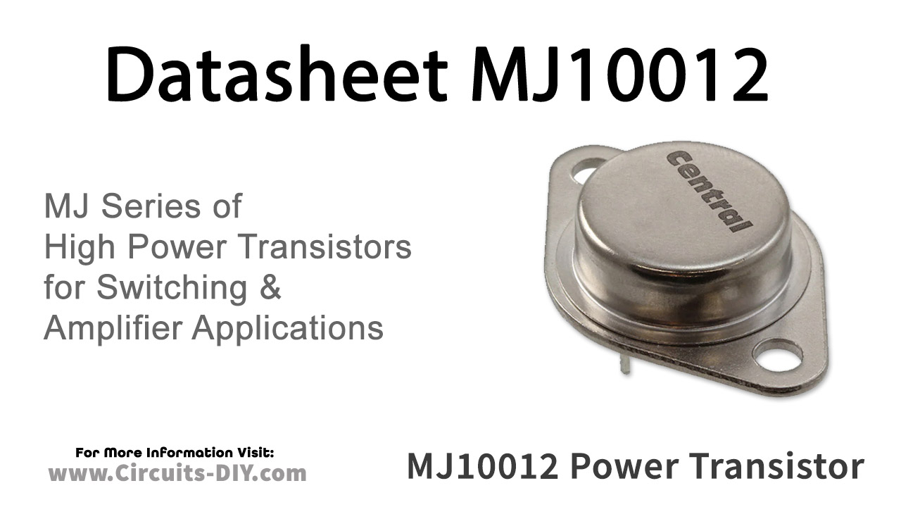 MJ10012 Datasheet