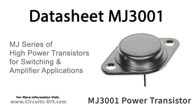 MJ3001 Datasheet