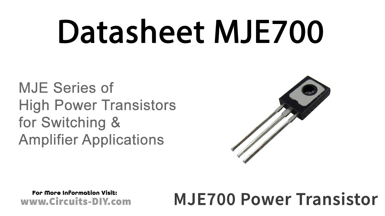 MJE700 Datasheet