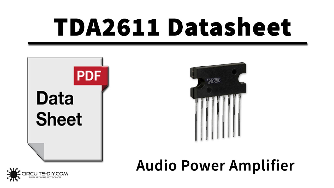 TDA2611 5 Watt Audio Power Amplifier – Datasheet
