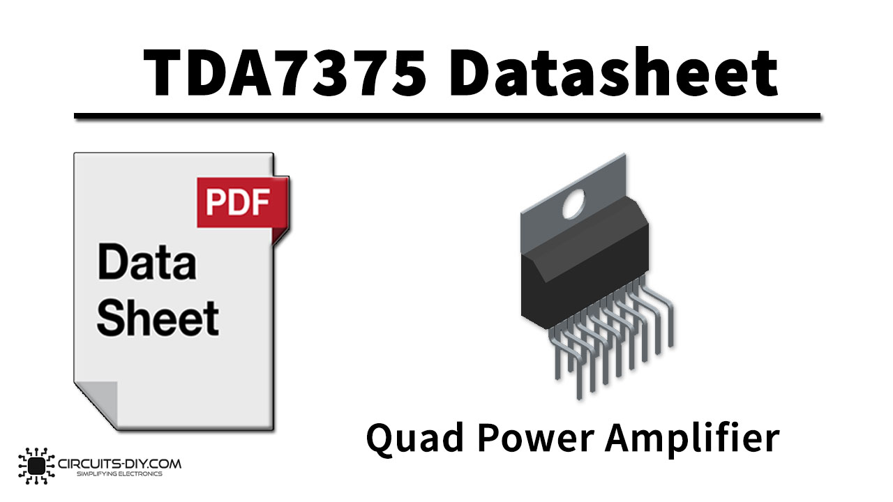 TDA7375 2 x 35W Dual/Quad Power Amplifier – Datasheet