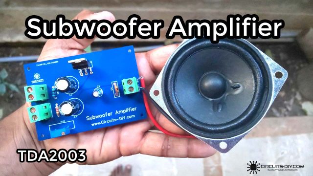 subwoofer audio amplifier tda2003