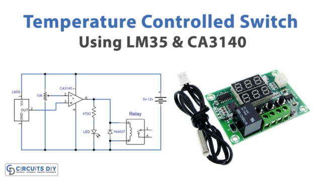 temperature controlled switch lm35 ca3140