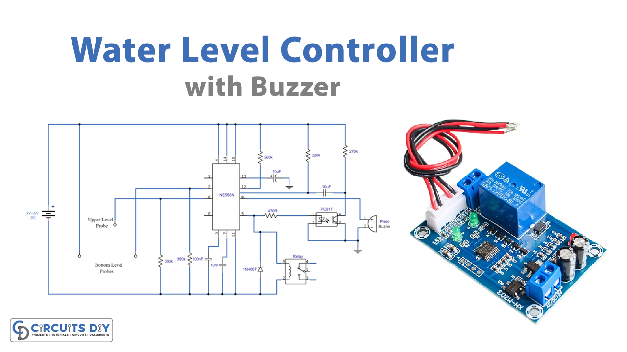 Water Level Controller With Buzzer