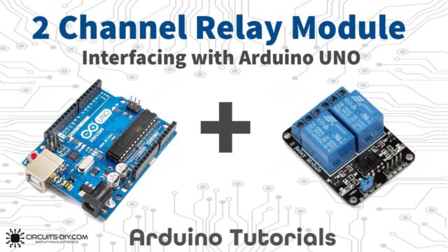 2 channel relay module with arduino