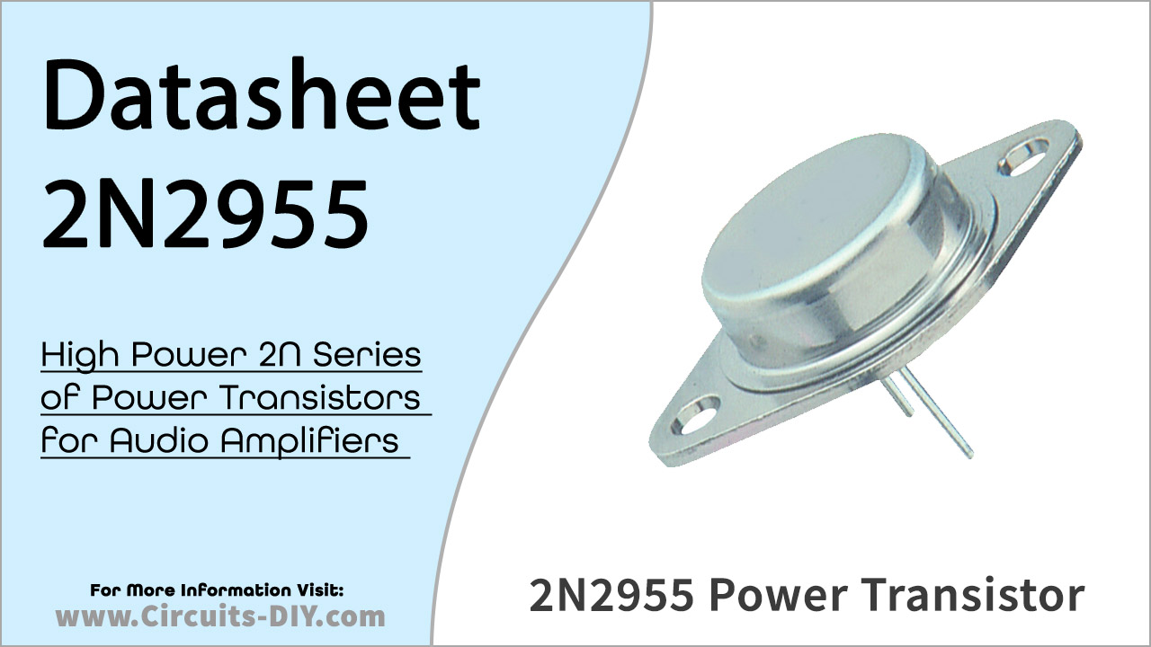 2N2955 PNP Power Transistor – Datasheet