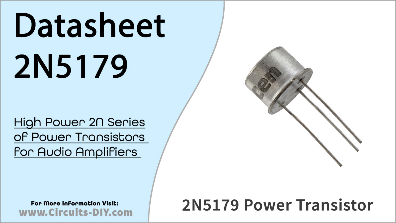 2N5179 NPN VHF/UHF Transistor – Datasheet