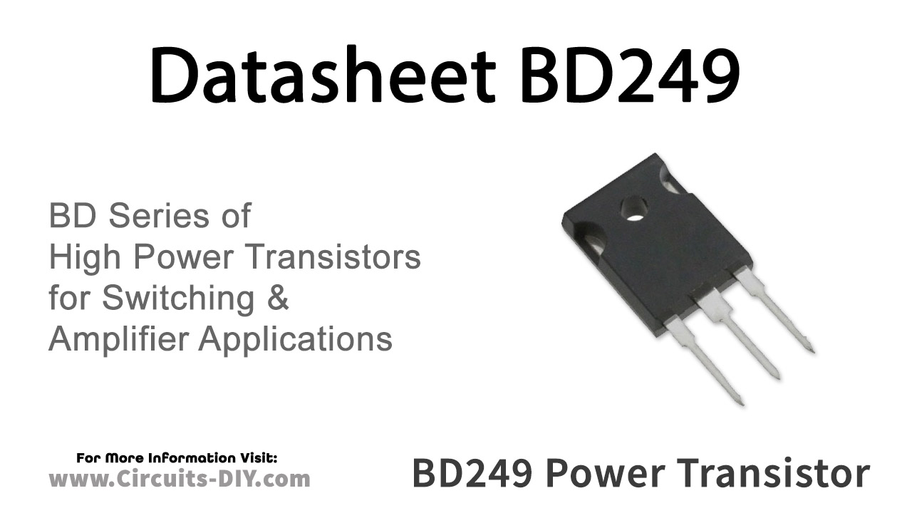 BD249 NPN Power Transistor – Datasheet