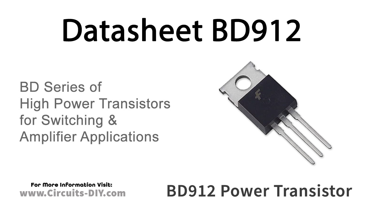 BD912 PNP Power Transistor – Datasheet