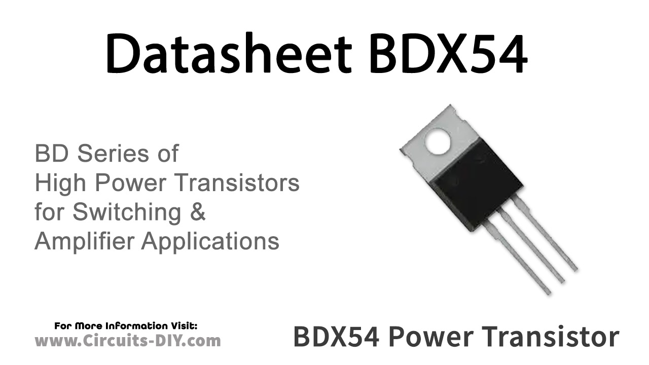 BDX54 Datasheet