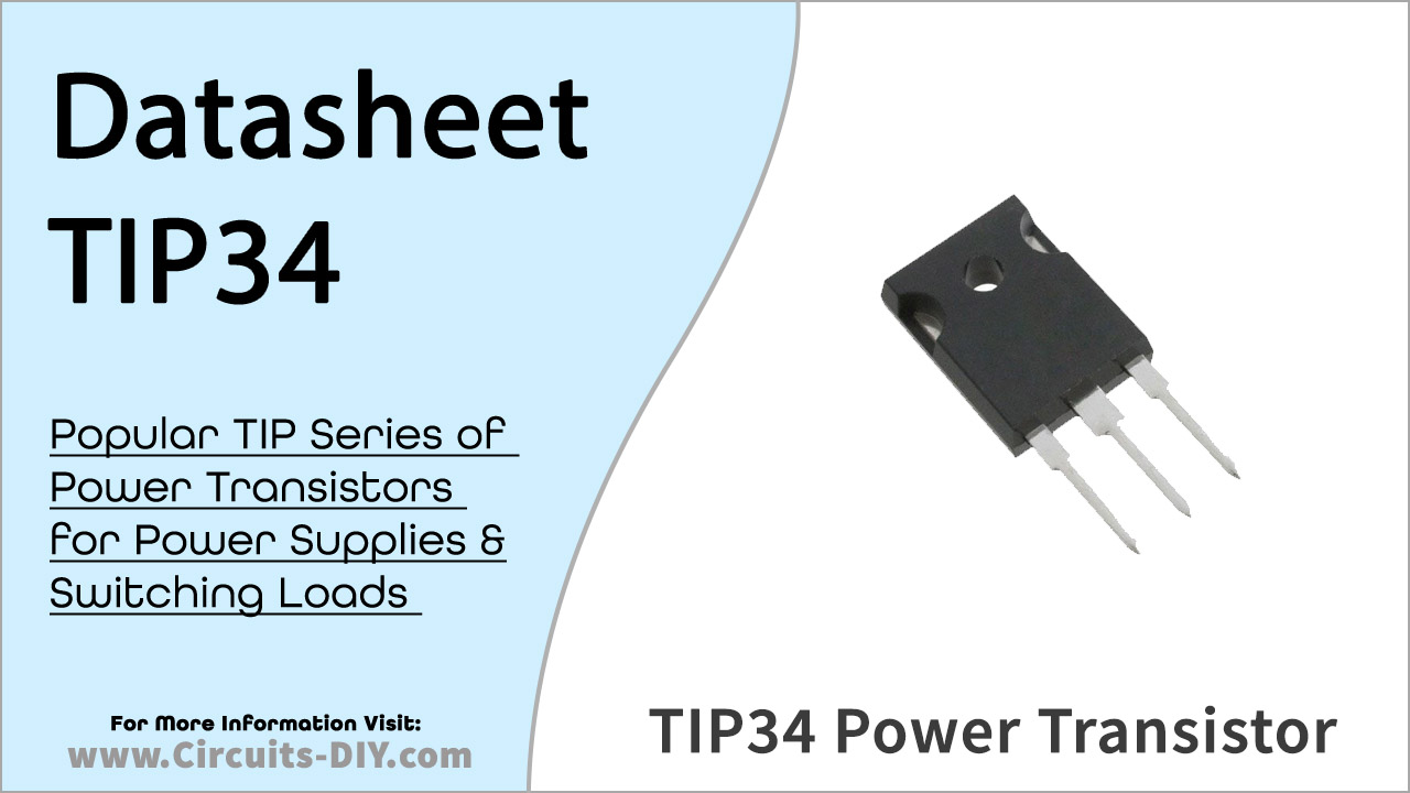 TIP34C PNP Power Transistor – Datasheet