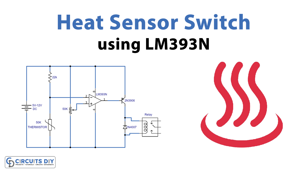 heat sensor switch lm393-ic