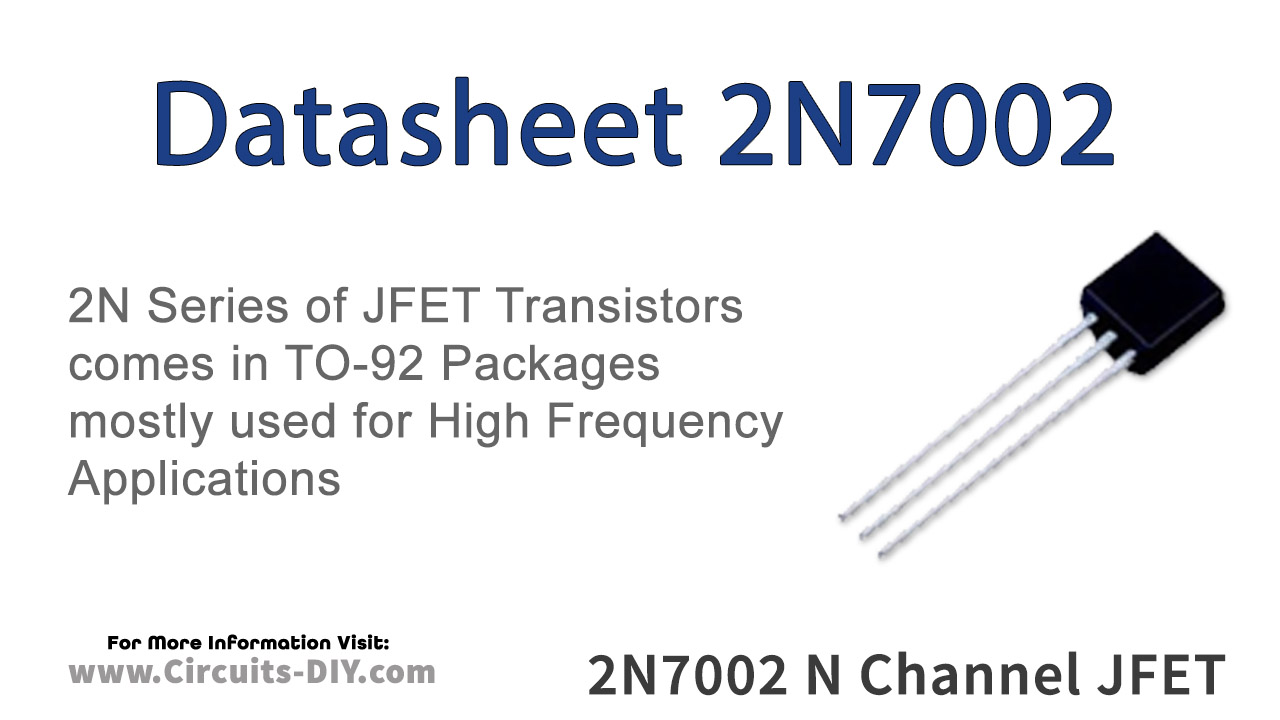 2N7002 0.1A 60V N-Channel Enhancement FET – Datasheet