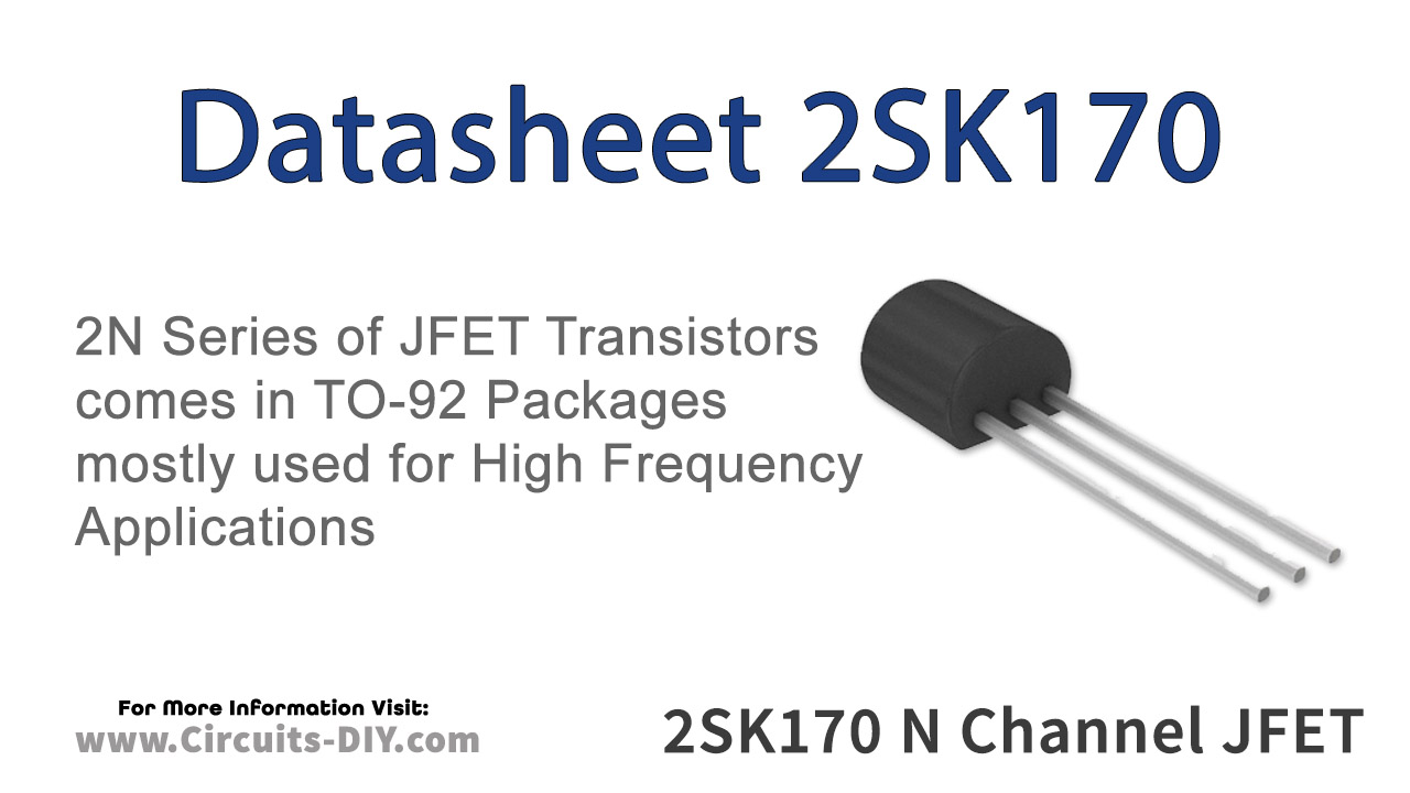 2SK170 N-Channel Low Noise Audio JFET – Datasheet