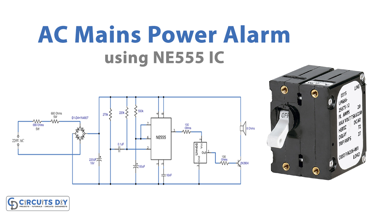 AC Mains Power Comes Back Alarm