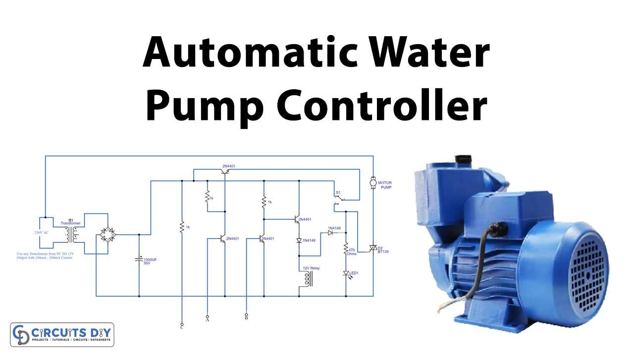 Automatic Water Pump Controller (Transistor Based)