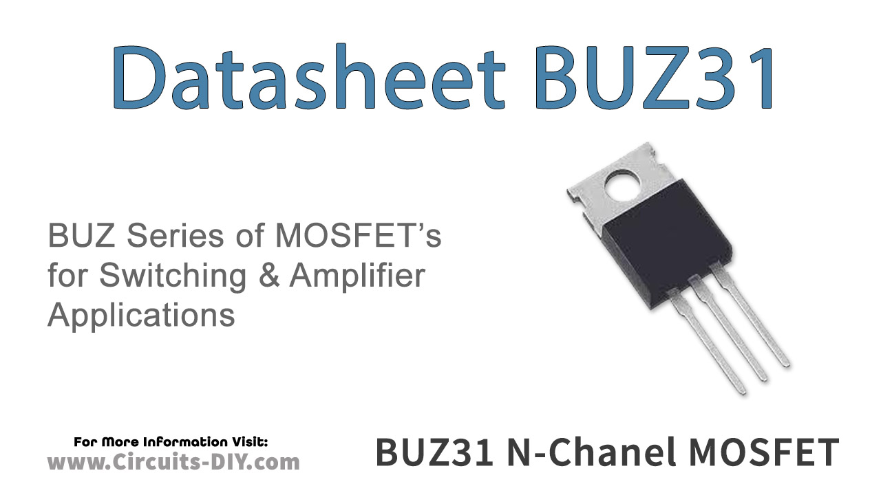 BUZ31 14.5A 200V N-Channel Power MOSFET – Datasheet