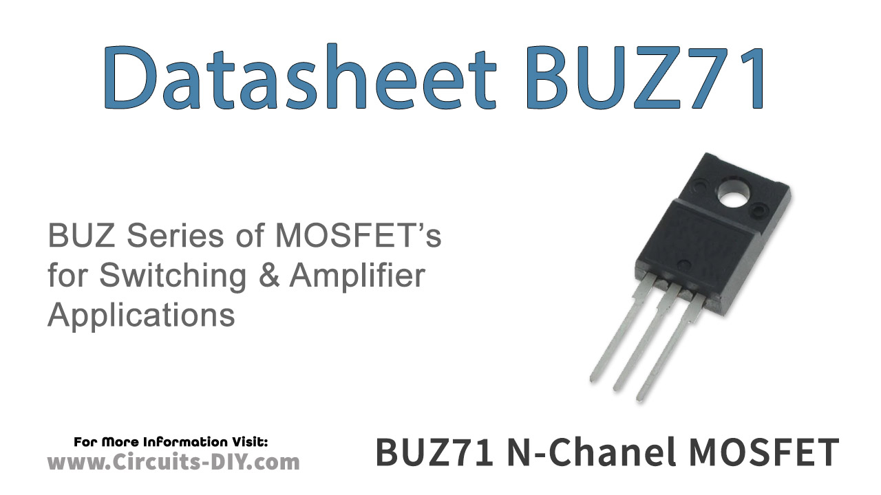BUZ71 14A 50V N-Channel Power MOSFET – Datasheet