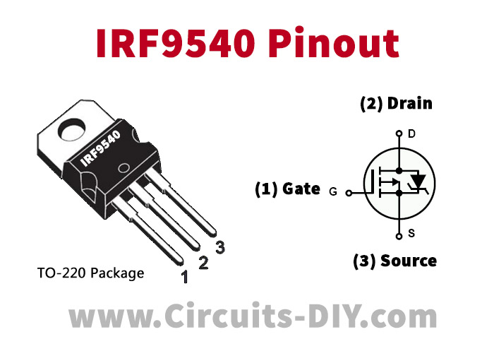 IRF9540-Pinout
